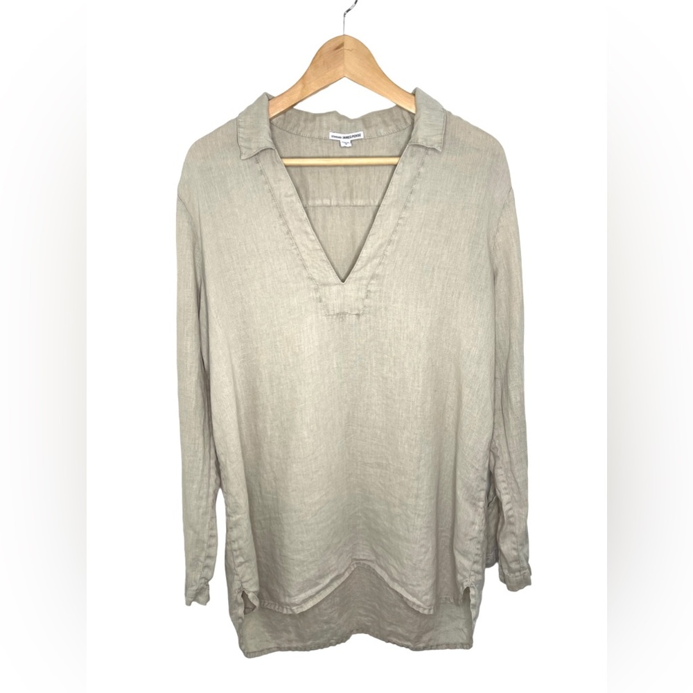 James Perse linen collared tunic, women’s 4 (large)